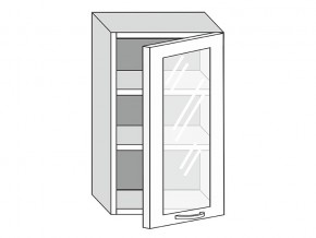 19.50.3 Шкаф настенный (h=913) на 500мм с 1-ой стекл. дверцей в Чайковском - chajkovskij.magazinmebel.ru | фото