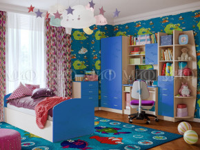 Детская комната Юниор-2 Синий в Чайковском - chajkovskij.magazinmebel.ru | фото - изображение 1