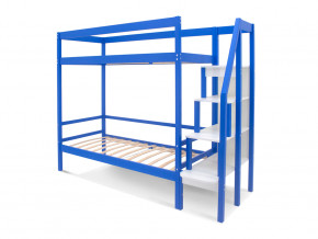 Двухъярусная кровать Svogen с ящиками синий в Чайковском - chajkovskij.magazinmebel.ru | фото - изображение 3
