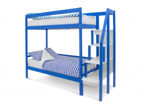 Двухъярусная кровать Svogen синий в Чайковском - chajkovskij.magazinmebel.ru | фото