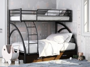 Двухъярусная кровать Виньола-2 Я черный в Чайковском - chajkovskij.magazinmebel.ru | фото
