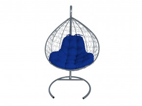 Кокон XL с ротангом синяя подушка в Чайковском - chajkovskij.magazinmebel.ru | фото