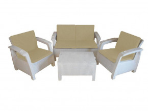 Комплект уличной мебели Yalta Premium Terrace Set белый в Чайковском - chajkovskij.magazinmebel.ru | фото