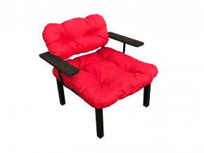 Кресло Дачное красная подушка в Чайковском - chajkovskij.magazinmebel.ru | фото