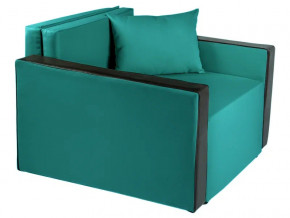 Кресло-кровать Милена с подлокотниками рогожка emerald в Чайковском - chajkovskij.magazinmebel.ru | фото - изображение 1