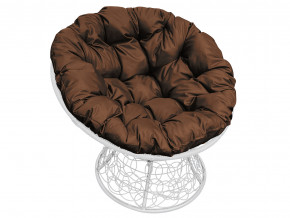Кресло Папасан с ротангом коричневая подушка в Чайковском - chajkovskij.magazinmebel.ru | фото