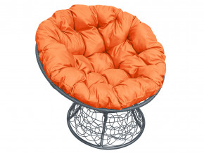 Кресло Папасан с ротангом оранжевая подушка в Чайковском - chajkovskij.magazinmebel.ru | фото - изображение 1