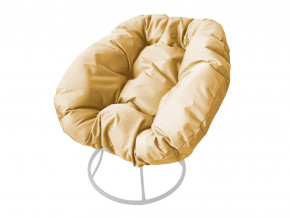 Кресло Пончик без ротанга бежевая подушка в Чайковском - chajkovskij.magazinmebel.ru | фото - изображение 1