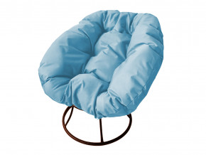 Кресло Пончик без ротанга голубая подушка в Чайковском - chajkovskij.magazinmebel.ru | фото - изображение 1