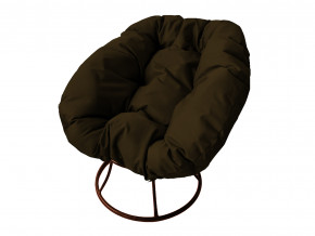 Кресло Пончик без ротанга коричневая подушка в Чайковском - chajkovskij.magazinmebel.ru | фото