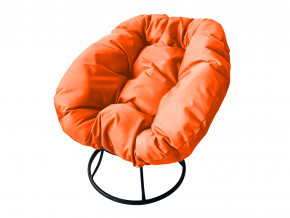 Кресло Пончик без ротанга оранжевая подушка в Чайковском - chajkovskij.magazinmebel.ru | фото - изображение 1