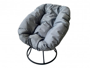 Кресло Пончик без ротанга серая подушка в Чайковском - chajkovskij.magazinmebel.ru | фото