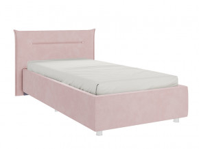 Кровать Альба 900 велюр нежно-розовый в Чайковском - chajkovskij.magazinmebel.ru | фото