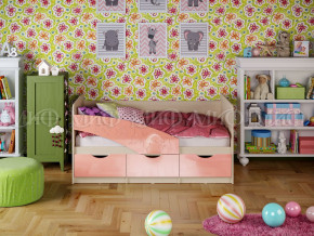Кровать Бабочки 1600 Розовый металлик в Чайковском - chajkovskij.magazinmebel.ru | фото