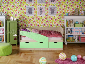 Кровать Бабочки 1600 Салатовый в Чайковском - chajkovskij.magazinmebel.ru | фото