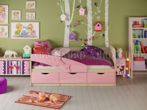 Кровать Дельфин 1600 Розовый металлик в Чайковском - chajkovskij.magazinmebel.ru | фото