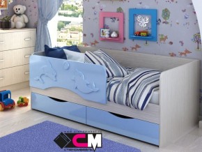Кровать детская Алиса КР 812 голубая 1600 в Чайковском - chajkovskij.magazinmebel.ru | фото