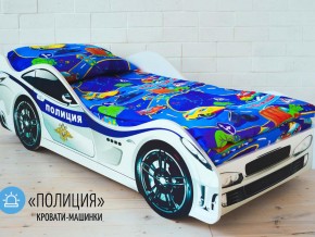 Кровать детская машина Полиции в Чайковском - chajkovskij.magazinmebel.ru | фото