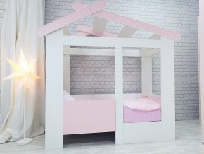 Кровать детская Теремок без ящика розовая в Чайковском - chajkovskij.magazinmebel.ru | фото - изображение 1