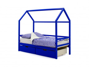Кровать-домик Svogen с ящиками синий в Чайковском - chajkovskij.magazinmebel.ru | фото - изображение 1