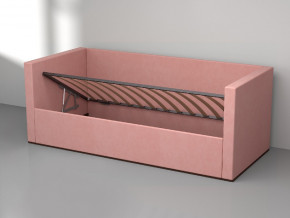 Кровать мягкая с подъёмным механизмом арт. 030 розовый в Чайковском - chajkovskij.magazinmebel.ru | фото - изображение 2