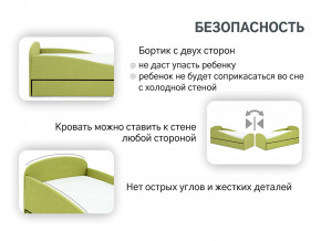 Кровать с ящиком Letmo авокадо (рогожка) в Чайковском - chajkovskij.magazinmebel.ru | фото - изображение 12