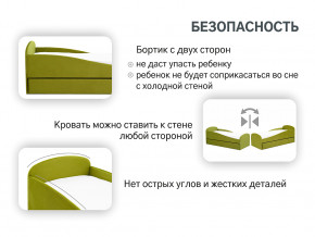 Кровать с ящиком Letmo оливковый (велюр) в Чайковском - chajkovskij.magazinmebel.ru | фото - изображение 13