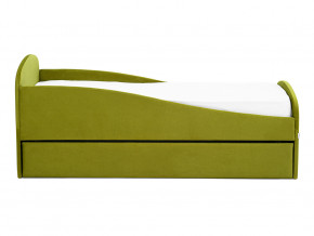 Кровать с ящиком Letmo оливковый (велюр) в Чайковском - chajkovskij.magazinmebel.ru | фото - изображение 6