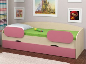 Кровать Соня 2 дуб молочный-розовый в Чайковском - chajkovskij.magazinmebel.ru | фото - изображение 2