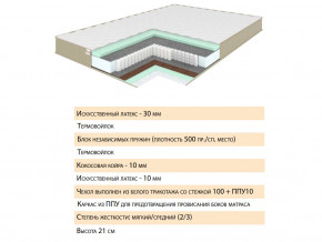 Матрас Тиссая 180х200 в Чайковском - chajkovskij.magazinmebel.ru | фото - изображение 2