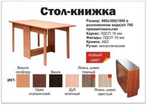 Прямой стол-книжка венге в Чайковском - chajkovskij.magazinmebel.ru | фото - изображение 2