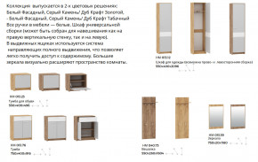 Прихожая Нортон Дуб Крафт Табачный/Серый Камень в Чайковском - chajkovskij.magazinmebel.ru | фото - изображение 2